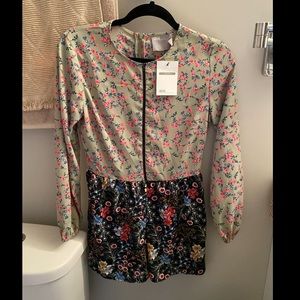 ASOS Petite Pretty Floral Mix & Match Playsuit NWT